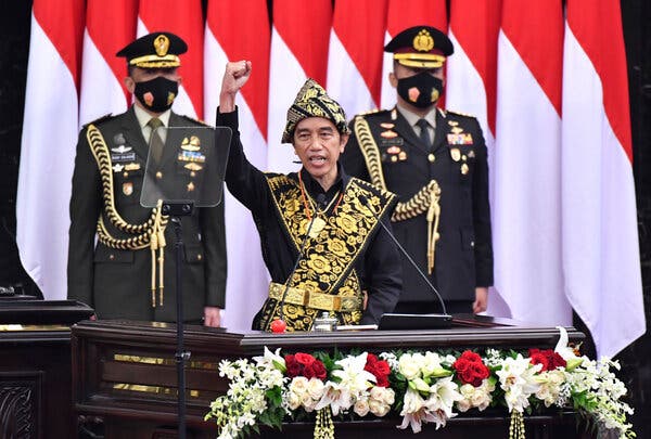 President Joko Widodo backs the omnibus bill as a way to attract investment and stimulate the creation of new jobs.