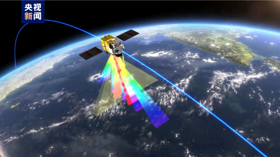 An illustration of a terrestrial ecosystem carbon monitoring satellite. /CMG